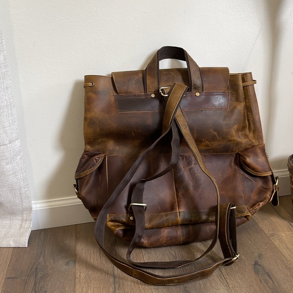 Leather Backpack - Picture 3 of 5